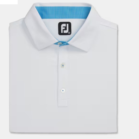FootJoy Accented Stripes Golf Polo Size Medium - Picture 2 of 6